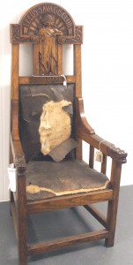 Savage Club Chair at Leeds City Museum © Leeds Museums and Galleries
